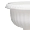 Southern Patio Dynamic Design 18 Inch Outdoor Home Resin Grecian Urn Versatile Planter Pot For Entryways And Backyard Patios, White