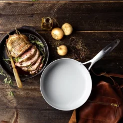 Greenpan Venice Pro Tri-Ply Stainless Steel Ceramic Non Stick 8" Frypan Vibrant Silver -Home Improvement Store GUEST 0289268f 0be7 4a66 ad20 6638db9737fc