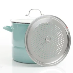 Kenmore 16 Quart Stainless Steel Pot In Blue With Steamer Insert And Glass Lid -Home Improvement Store GUEST 05d12aec 2335 4d48 8803 4352b2e1ae8d