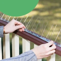 BIRD BLINDER Steel Bird Spikes For Pigeons And Other Small Birds, Silver Set Of 10 -Home Improvement Store GUEST 091ca80d 3b93 4adc 8d29 82dec99f808d