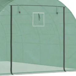Outsunny Walk-in Tunnel Greenhouse With 2 Zippered Mesh Doors Upgraded Hot House, Green, 13' X 10' X 6.5' -Home Improvement Store GUEST 0942f4bd 751f 4d36 b00d 0ac0395e2c60