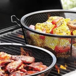 Dual Skillet Shaker Grill Basket Black - Outset -Home Improvement Store GUEST 094fc103 c7a5 49df b4f4 127028e19989