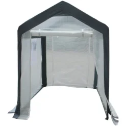 Spring Gardener Gable Enclosed UV Resistant Walk In Outdoor Garden Greenhouse With Screened Roll Up Windows And Fabric Cover -Home Improvement Store GUEST 0c32b442 7773 44d0 bbc8 b344a8ce5f8c