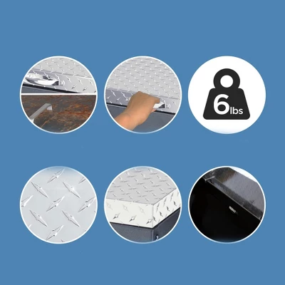 Flybold 36" Griddle Cover With Waterproof Aluminum Diamond Plate And Stainless Steel Handle For Outdoor BBQ Hood Blackstone Griddle Accessories 3 Flybold 36" Griddle Cover With Waterproof Aluminum Diamond Plate And Stainless Steel Handle For Outdoor BBQ Hood Blackstone Griddle Accessories