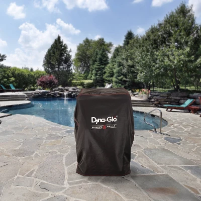 Dyna-Glo DG732ESC Water Resistant Heavy-Duty PVC Shell Premium Vertical Smoker Cover, Black 3 Dyna-Glo DG732ESC Water Resistant Heavy-Duty PVC Shell Premium Vertical Smoker Cover, Black