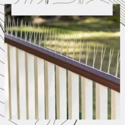 BIRD BLINDER 13" Plastic Bird Spikes - Polycarbonate Deterrent For Pigeons And Other Small Birds, White Set Of 15 -Home Improvement Store GUEST 1174f271 0458 4ff2 b9ab 03fc0574486e