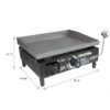 Razor Griddle GGT2160M 19 Inch Outdoor 1 Burner Portable LP Propane Gas Grill Griddle With Push Ignition For BBQ Cooking And Frying, Black 1 Razor Griddle GGT2160M 19 Inch Outdoor 1 Burner Portable LP Propane Gas Grill Griddle With Push Ignition For BBQ Cooking And Frying, Black -Home Improvement Store GUEST 11a61e73 894f 47df 9812 63a4bd1ba09a