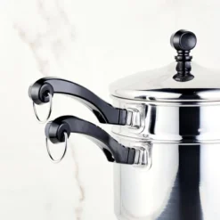 Farberware Classic Series 2qt Stainless Steel Double Boiler And Saucepan With Lid Silver -Home Improvement Store GUEST 1380af27 a660 4d7d 9cf0 968d4be1a19b