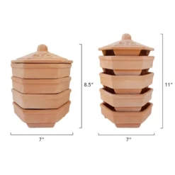 Tribest GEO Terradisiena 4-Tier Terracotta Sprouter – Brown -Home Improvement Store GUEST 14339074 c828 4d91 addb 06437f325d2a
