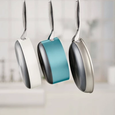 Anolon Achieve 2qt Nonstick Hard Anodized Sauce Pan With Lid Teal 6 Anolon Achieve 2qt Nonstick Hard Anodized Sauce Pan With Lid Teal - Image 4