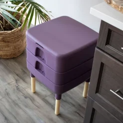 FCMP Outdoor Essential Living 6 Gallon UV Protected Plastic Worm Composter Bin Storage Container Box With 2 Trays For Garden And Home, Plum 8 FCMP Outdoor Essential Living 6 Gallon UV Protected Plastic Worm Composter Bin Storage Container Box With 2 Trays For Garden And Home, Plum -Home Improvement Store GUEST 16f6e98d 7fec 4bbd b29b 4feac5ba8338