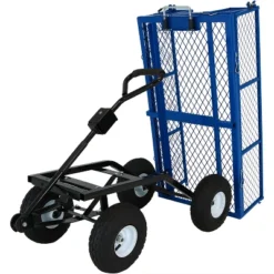 Sunnydaze Decor Sunnydaze Outdoor Lawn And Garden Heavy-Duty Durable Steel Mesh Utility Dump Wagon Cart With Removable Sides -Home Improvement Store GUEST 17c0893e fca0 4ea5 85eb 37bd0fb4bcdf