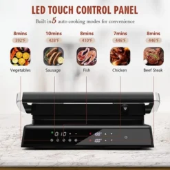 Costway Electric Panini Press Grill 1200W Sandwich Maker With Independent Temperature Control & Removable Drip Tray 12 Costway Electric Panini Press Grill 1200W Sandwich Maker With Independent Temperature Control & Removable Drip Tray -Home Improvement Store GUEST 19618fd5 032a 4174 a65f e763197c7376