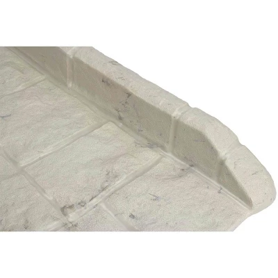 Suncast SB24 Decorative Rain Gutter Downspout Splash Block, Light Taupe (4 Pack) 4 Suncast SB24 Decorative Rain Gutter Downspout Splash Block, Light Taupe (4 Pack) - Image 2