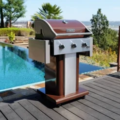 Permasteel 3-Burner Gas Grill With Foldable Side Tables -Home Improvement Store GUEST 1bf59bfc 0518 411d 9f75 20327bca2b50