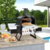 Costway 2-Layer Pizza Oven Wood Fired Pizza Grill Outside Pizza Maker With Waterproof Cover -Home Improvement Store GUEST 1c8589b4 9eee 4fdd b58b 6cd6c46356cb
