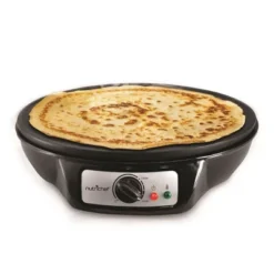 NutriChef 12 Inch Electric Nonstick Griddle Pancake Crepe Injera Blitnz Maker Hot Plate Cooktop With Crepe Turner And Pastry Spreader Tools, Black -Home Improvement Store GUEST 2328c6ae 2ae5 47d1 9239 4aa3a51aa309