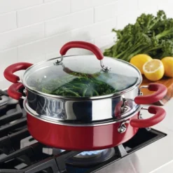 Rachael Ray Create Delicious 3qt Covered Sauteuse & Steamer Red -Home Improvement Store GUEST 240678df 7c2a 4ed9 ac90 64d2f46e1f8b