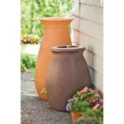 Rainwater Urn, 50 Gallon, 4' Hose Included, Brass Water Spigot, Removable Top -Home Improvement Store GUEST 2520e95b 9406 4d53 b39f 3d8f93e5a0dd