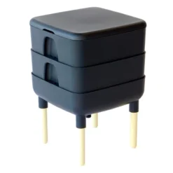 FCMP Outdoor The Essential Living Worm Composter 6 Gallon Resin Composting Bin System Indoor Modern Compost Storage W/2 Trays For Garden & Home -Home Improvement Store GUEST 26c836bd b48a 434c 83e5 3274ddef9a2b