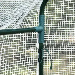 Outsunny 47.25" X 73.25" X 74.25" Walk-in Greenhouse, Outdoor Portable Plant Flower Growing Warm House With Roll-up Door And 4 Shelves, White -Home Improvement Store GUEST 2800d9ab c4f3 49d2 a08d 76f974f2d45b