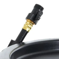 FCMP Outdoor RC45 45 Gallon Heavy Duty Outdoor Home Rain Water Catcher Barrel Container With Hose & Debris Screen, Black -Home Improvement Store GUEST 28f91947 1155 4572 a390 0907abf4ef7a