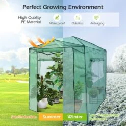 Costway 6'x 8' Portable Walk-in Greenhouse Pop-up Folding Plant Gardening W/Window 16 Costway 6'x 8' Portable Walk-in Greenhouse Pop-up Folding Plant Gardening W/Window -Home Improvement Store GUEST 2942a700 4cf5 4167 8506 77d0e8032a12