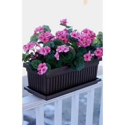 HC Companies 30-Inch Fluted Plastic Venetian Flower Box For Flowers, Vegetables, Or Succulents -Home Improvement Store GUEST 29d29ed0 6dc1 4ca9 9fca f6f4b6f1721d