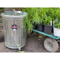Behrens 20gal Galvanized Steel Composter Can With Lid -Home Improvement Store GUEST 2af7bae7 3673 4e9b 8383 4c8d79c8ad71