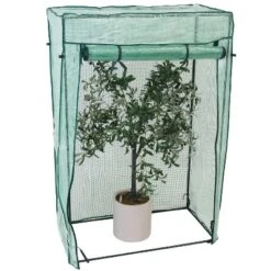 Sunnydaze Decor Sunnydaze Outdoor Deluxe Portable Large Potted Plant And Starter Tomato Plant Greenhouse With Roll-Up Door - Green -Home Improvement Store GUEST 2c4df528 ad3b 46ad a9ab 5a315e6baa8e