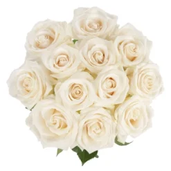 Dozen Fresh Cut White Roses With Vase -Home Improvement Store GUEST 2e77c62b 0d61 4541 a62a b919c509cfa7