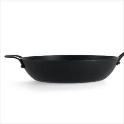 OXO 12" Steel Open Wok With Silicone Sleeve Black