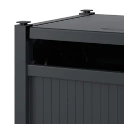 Suncast Hideaway 100' Capacity Resin Garden Hose Reel For 5/8" Hoses With Stay-Up Lid & Crank Handle For Hassle-free Outdoor Storage, Cyberspace -Home Improvement Store GUEST 305f7bc7 ac00 452c 897a f34db6a6ef37