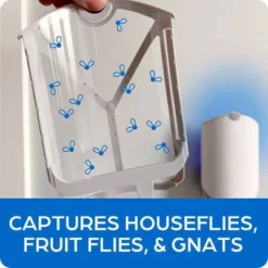 Zevo Indoor Flying Insect Trap Starter Kit For Fruit Flies, Gnats, And House Flies - 4ct -Home Improvement Store GUEST 30928a34 7f47 420f bc44 425672a43d7f