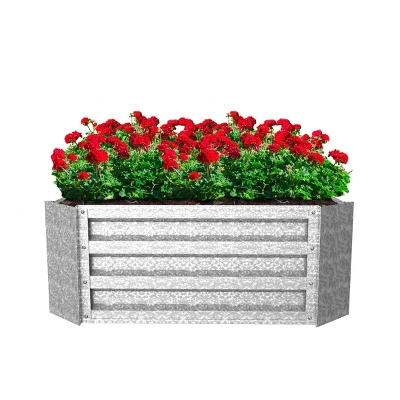 Nature Spring Raised Garden Bed And Plant Holder Kit For Growing Flowers, Vegetables, Herbs - Gray 3 Nature Spring Raised Garden Bed And Plant Holder Kit For Growing Flowers, Vegetables, Herbs - Gray