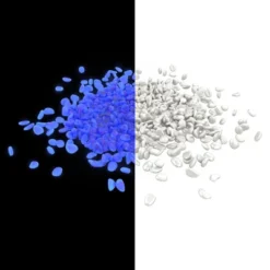 Solar Garden Stones - 500-Pack Glow In The Dark Pathway Pebble Lights - Decorative Glowing Rocks For Flowerbeds And Walkways By Pure Garden (Blue) -Home Improvement Store GUEST 38811c92 8eae 4ccc 98d6 86af51501160