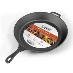 COMMERCIAL CHEF Pre-Seasoned Cast Iron Skillet -Home Improvement Store GUEST 38a1e315 55e5 48a9 8dd2 3c767fdd0324