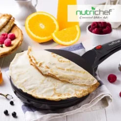 NutriChef Electric Griddle Crepe Maker - Nonstick Pan Cooktop With Automatic Temperature Control & Plug-in Operation For Kitchen & Countertop. 13 NutriChef Electric Griddle Crepe Maker - Nonstick Pan Cooktop With Automatic Temperature Control & Plug-in Operation For Kitchen & Countertop. -Home Improvement Store GUEST 3c381b5f 7719 424d b001 4c7c1c9f603c