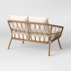 Britanna Patio Loveseat, Outdoor Furniture - Natural - Opalhouse™ -Home Improvement Store GUEST 3e5f70ee 1fe6 4751 87aa 639e042763e5