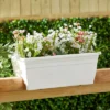 The HC Companies 24 Inch Wide Heavy Duty Plastic Deck Rail Mounted Garden Flower Planter Box With Removable Drainage Plugs, White 1 The HC Companies 24 Inch Wide Heavy Duty Plastic Deck Rail Mounted Garden Flower Planter Box With Removable Drainage Plugs, White -Home Improvement Store GUEST 4046f9e9 baba 4a5a 9b8e 5261f8b7cf04