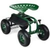 Costway Garden Cart Rolling Work Seat W/ Tool Tray Basket Green -Home Improvement Store GUEST 41cf893d e5cd 4aef a130 56a5a4f00e33