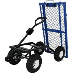 Sunnydaze Decor Sunnydaze Outdoor Lawn And Garden Heavy-Duty Durable Steel Mesh Utility Dump Wagon Cart With Removable Sides -Home Improvement Store GUEST 44f6ddc4 fbfb 4511 ad3c 372e3759f5b8