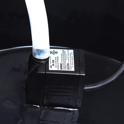 Costway Garden Rustic Wishing Well Water Fountain Wooden Outdoor Electric Backyard Pump 11 Costway Garden Rustic Wishing Well Water Fountain Wooden Outdoor Electric Backyard Pump - Image 9