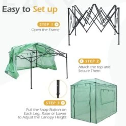 Costway 6'x 8' Portable Walk-in Greenhouse Pop-up Folding Plant Gardening W/Window 13 Costway 6'x 8' Portable Walk-in Greenhouse Pop-up Folding Plant Gardening W/Window -Home Improvement Store GUEST 474491d1 af77 4cf9 9c7b 6770b4806094