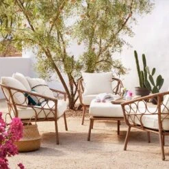 Britanna Oversized Patio Ottoman - Linen - Opalhouse™ -Home Improvement Store GUEST 474ca0fe 25d2 44ca 9813 a8a367569dc0