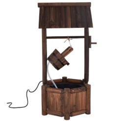 Costway Garden Rustic Wishing Well Water Fountain Wooden Outdoor Electric Backyard Pump 16 Costway Garden Rustic Wishing Well Water Fountain Wooden Outdoor Electric Backyard Pump -Home Improvement Store GUEST 47897dea d2a5 47fc 9467 79922df26b78