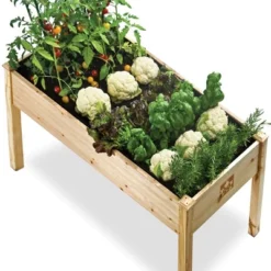 Raised Garden Bed - Elevated Wood Planter Box With Bed Liner - Planter Box With Legs For Flowers, Herbs - 200lb Capacity - 48x26.5x30 Maple99 -Home Improvement Store GUEST 47afa57b 255d 4a45 a495 76adf8970539