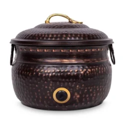 BirdRock Home Decorative Water Hose Pot With Lid - Distressed Bronze - 100 Ft Hose -Home Improvement Store GUEST 4a23d994 3132 4195 8574 89c240b9af30