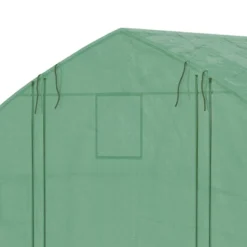 Outsunny Walk-in Tunnel Greenhouse With Zippered Mesh Doors & Roll-up Sidewalls, Upgraded Hot House, Green, 11.5' X 10' X 6.5' -Home Improvement Store GUEST 4a84f37a 4d48 417f 8f98 324ac42e51ce