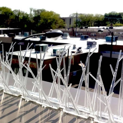 Bird-X 100ft Standard Plastic Bird Spikes 4 Bird-X 100ft Standard Plastic Bird Spikes - Image 2